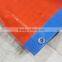 TARPAULIN IN WOVEN FABRIC BLUE/ORANGE FACTORY BEST SELL 3 FEET ALUMINUM GROMMETS ANTI-AGING TEAR-RESISTANT WHOLESALE CHINA