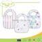 MSR-03 anti-bacterial healthy 100% organic cotton baby muslin bib