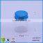 2oz Clear Glass Packaging Jars With Blue Aluminum Continuous Thread Cap With Liner