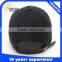 high quality custom embroidery suede baseball caps/metal buckle cap