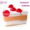 Mendior Cake shaped handmade soap goat milk and cherry essential oil face soap whitening remove blackhead OEM custom brand