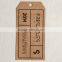 Garment accessories supplier custom simple paper card for comfort stretch apparel