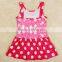 (R5243) FW 3-8Y NOVA kids summer beach wear polka dot dresses one piece 100% polyester frozen swimwear for baby girls