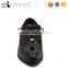 CR629 wholesale big size rubber shoe black lace up latin dance shoe