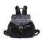  express designer korean fashion cute girls small black pu backpack