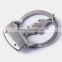 Custom logo belt buckles stainless steel buckles straps for men
