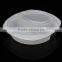 New arrival 850ml white plastic disposable bento lunch box with dividers