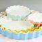 hand painting custom printed stoneware plate, new design ceramic plate