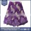2016 new arrival royal blue fabric tulle wholesale 5 yards in stock multi color embroidery french lace with heavy stone