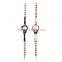 fashion lady alloy and ceramic bracelet watch women classic bangle wrist watch custom logo