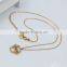 Wholesale stainless steel charm gold chain necklaces/angel pendant