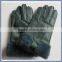 Wholesale Custom Green Fur Gloves and Mittens For Women