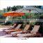 Outdoor folding charis funiture umbrella with light