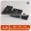 Good value custom logo printed black matter lamination gift box black small jewelry box