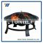 High Temperature Painted Patio barbecue fire pit