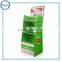 Economic retail store shelf ready display,cardboard expositor snacks display factory