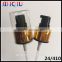 24/410 aluminum cream pump with AS full cap for lotion cosmetic packaging