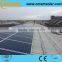 Mini solar panel flat roof panel system mounting structure