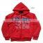 Girl Fashion Polyester Zipper Up Fleece Hoodie