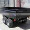 4 wheel tipper type small farm tractor trailer, trailer for hand tractor ,trailer for cars