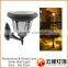 3W Aluminum glass lens solar post light solar LED garden light