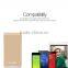 2016 new 2.1A input phone 6 /phone 7 5000 mah power bank with gold,silver,grey color