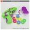 Crystal water bullet airsof toys flying disc gun toy for kids