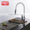 White and chrome color sink faucet kitchen faucets pull out kitchens faucet