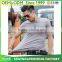 New design men's short sleeve o-neck 180g 95% polyester 5% lycra balnk elastic t shirts