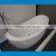 molded simple acrylic stone resin bathtub , customized solid surface bathtub