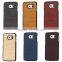 wholesale price tpu +pc Leather back cover case for samsung galaxy s7