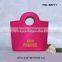 Green reusable Recycled felt grocery bags with handle