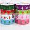 China factory wholesale Character custom made LOGO printed grosgrain ribbon kinds of ribbon printing