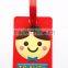 China Manufacture Airline Shaped PVC Luggage Tags Cut Travel Bag Tags Wholesale