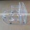 clear acrylic compartment simple style customized size cosmetic display case