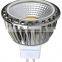 non-dimmable MR16 5W cob led spotlight Equivalent To 60W 60 degree Beam Angle warm white