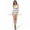 2016 Women swimsuits 3D Print Hollow Beachwear Plus Size N2-292