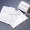 polyester satin surface back side coated with hot melt glue for mattress label