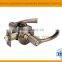 D829 bathroom heavy duty handle tubular knob door lever set lock