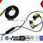 OEM stereo dual driver in ear earbuds with microphone