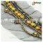 Unique design handmade beaded collar/neck trim for clothes