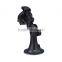 Dual adjustable 360 degree rotating one hand operation windshield universal phone car holder
