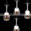 modern pendant glass unique cup chandelier