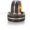 Fashion Stainless Steel Yellow Gold Engagement Ring Couples Two Tone Titanium Ring