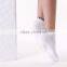 Custom White color golf ankle socks,mens white sport ankle socks