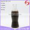 2016 clear square glass beverage bottle for juice milk with metal lids