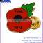 wholesale cheap price poppy metal pin badge