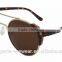 man sun glass custom logo fashion style tortoise frame sunglasses
