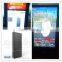 hot sale 55 inch advertising double side digital touch screen