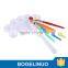 BM-B-7 Bomega Nylon Hair Children Paint brush Set With Palette and Palette Knife New style